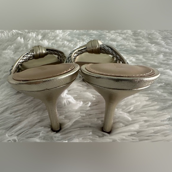 Veronica Beard Women's Misa Knot-Front Heel Sandals Shoes Sz 7‎ - Picture 5 of 10